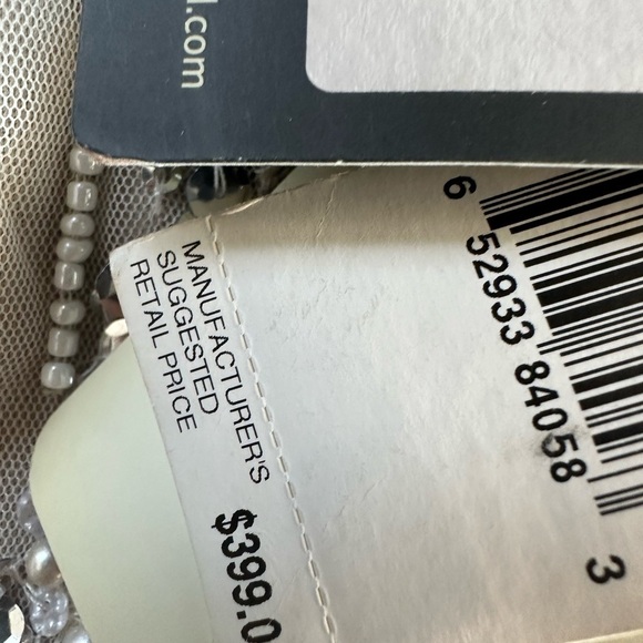 ✔️#63B Brand new with tags Adrianna Papell beaded capelet dress in I it Bscot - Picture 9 of 16